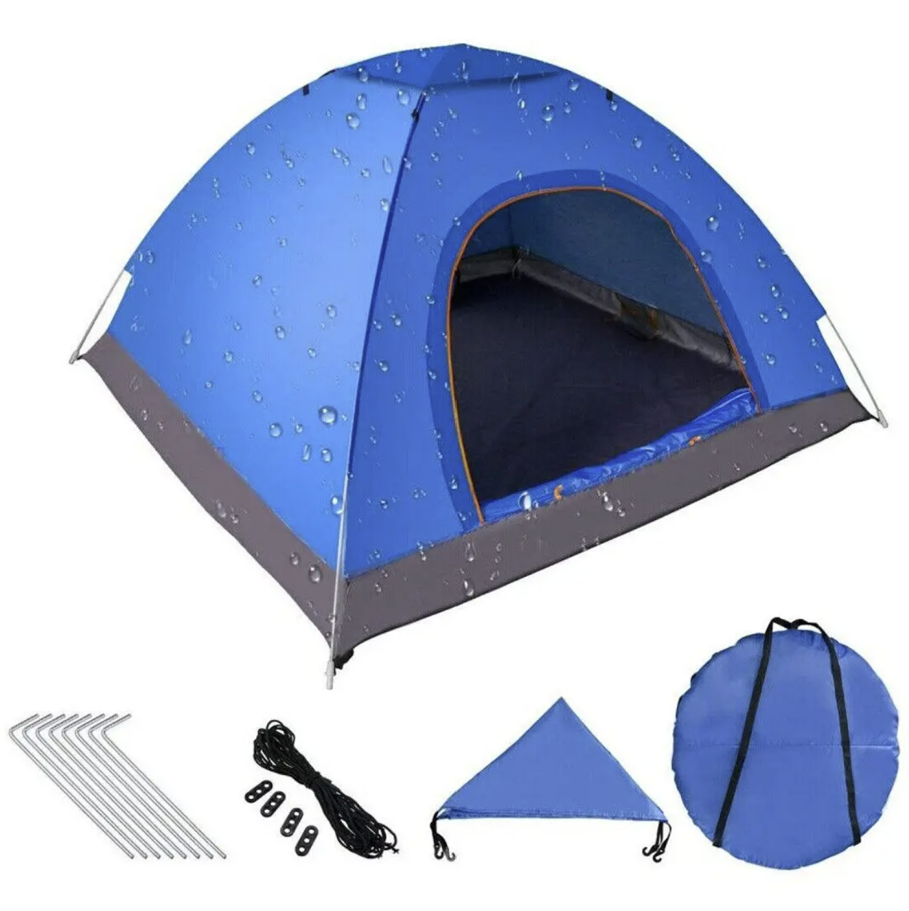 2–3 Person Automatic Pop-Up Camping Tent – Waterproof and UV Protection for Outdoor Adventures - Image 6