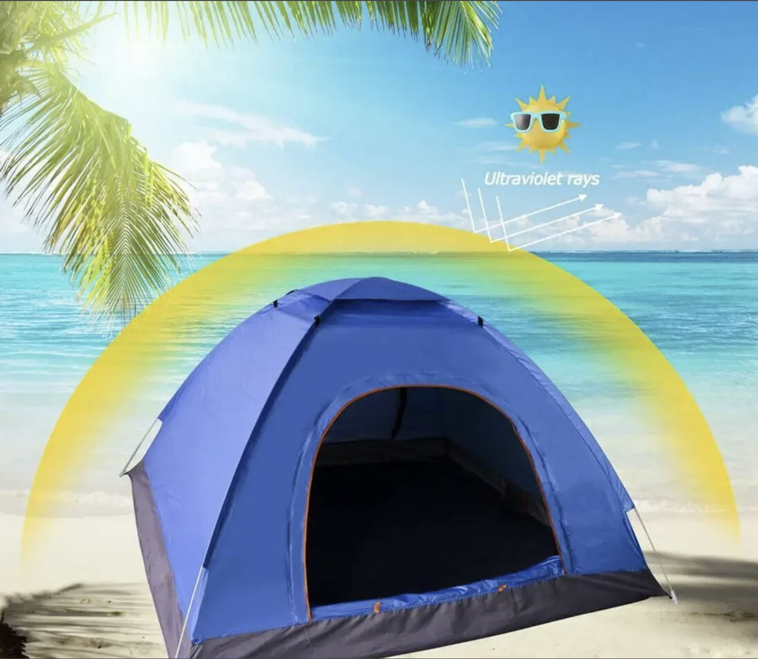 2–3 Person Automatic Pop-Up Camping Tent – Waterproof and UV Protection for Outdoor Adventures - Image 9