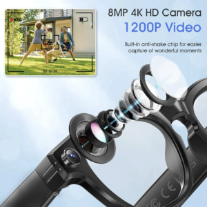 AI Smart Glasses with Photochromic Lenses – Photos, Videos, Music, Calls